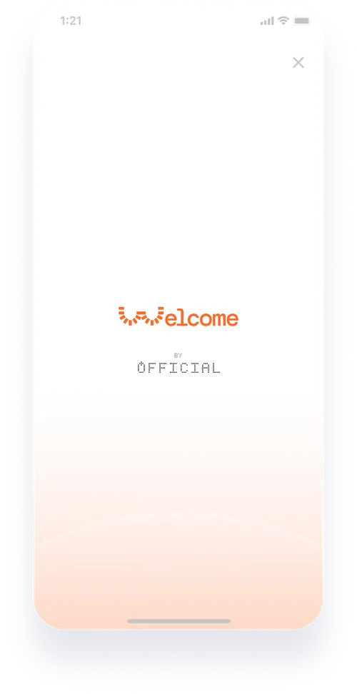 WELCOME App Loading